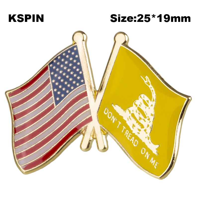 Usa Vlag Badge Vriendschap Land Vlag Badge Vlag Broche Nationale Vlag Revers Pin Internationale Reizen Pins Collecties: XY0661