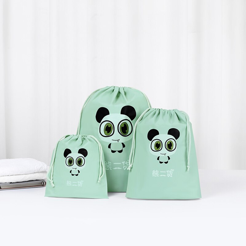 Bubm Cartoon Waterdichte Tasje, Reizen Opslag Pakket, Kleding Opbergtas, Rugzak Voor Unisex Opbergtas: green