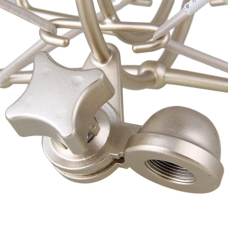 Metal Shock Mount Stand Microphone Spider Suspension Shockproof Mic Holder Clip Bracket