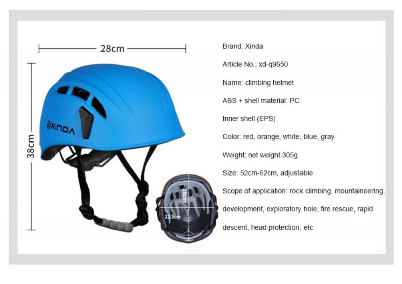 Outdoor Rock Climbing Downhill Helmet Petrology Mountain Rescue Equipment Safety Helmet Arrivals