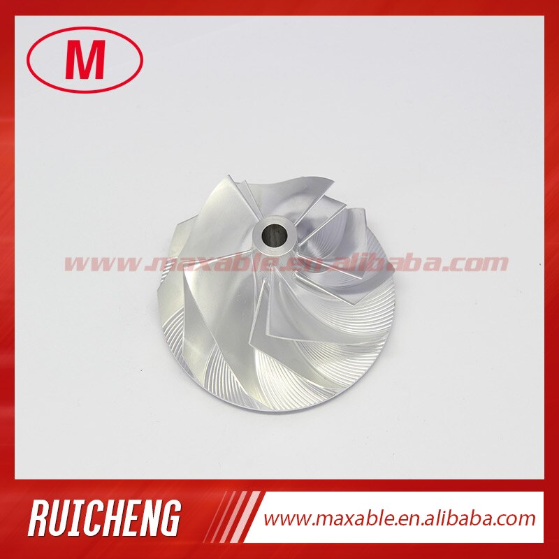 RHC7 5+5 blades 49.20/64.96mm turbo Billet/milling/Aluminum 2024 compressor wheel for MX22/MX30/MX45/GX51/MY58