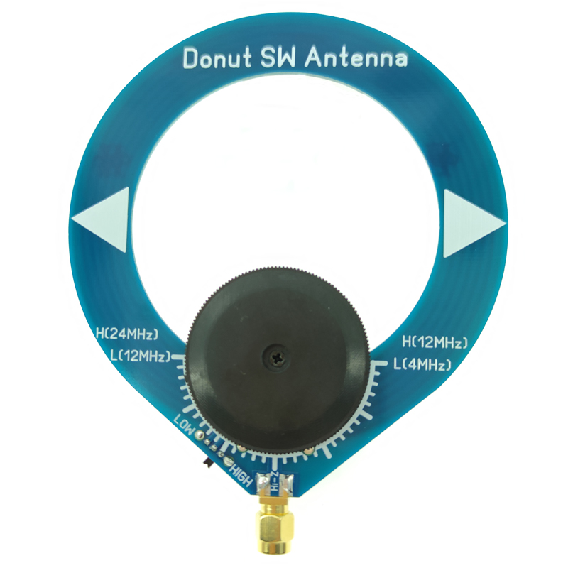 Donut AM MW SW Mini Loop Antena, Receptor, Onda Média, HF, Ondas Curtas, Antena Tuning Anel, Malahiteam, DSP, DSP2