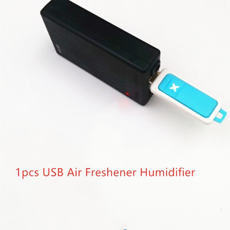 USB Portable Air Humidifier Home Office Refresher Detachable Humidification Cartoon Bottle Mist Maker Aroma Diffuser: Blue