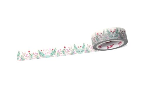Decoratieve Plant Bloemen Bladeren Lente Washi Tape Diy Scrapbooking Zelfklevende Masking Tapes School Office Supply Stationair: LDG01