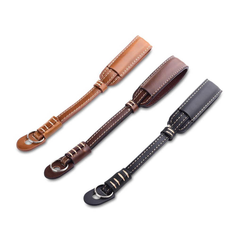 Pu Lederen Camera Wrist Hand Strap Double Layer Flexibele Voor Sony Alpha A6500 A6000 A5100 A5000 A7R A7 A7S A7II 3 A7M3 A7RM3