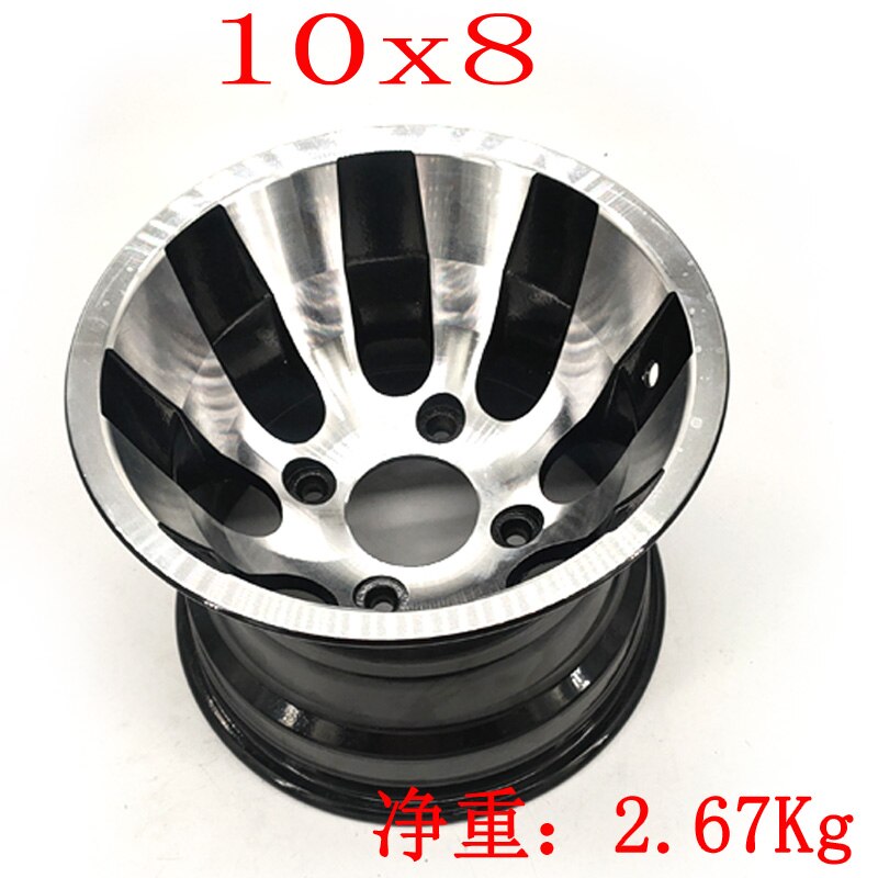 10 Inch Aluminium Wiel Hub Maat 10X7 10X8 5.5 Voor Vier Wiel Atv Atv Go kart Wielnaaf 10 Inch Band Voor-en Achterwiel: 10x8 rear wheel