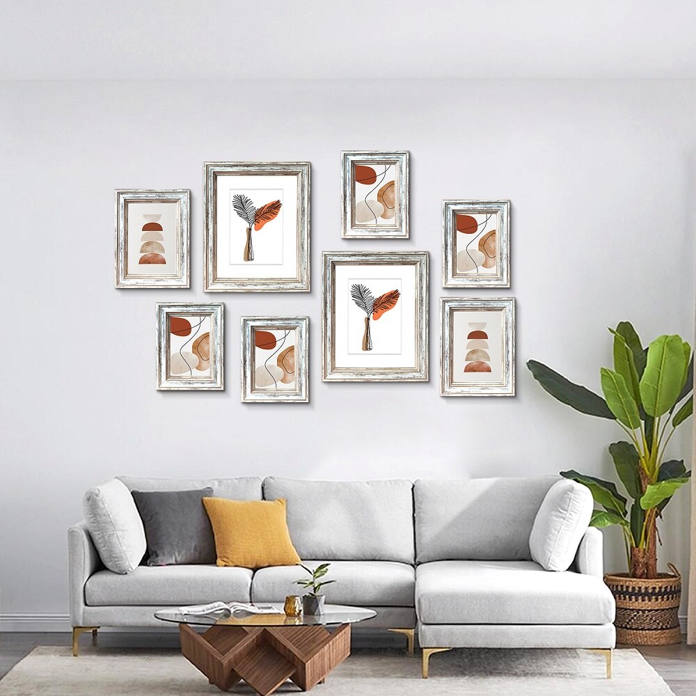 4Pcs Fotolijsten Muur Fotolijst Wit 10X15Cm Diy Poster Desktop Display Woonkamer Slaapkamer Thuis wanddecoratie