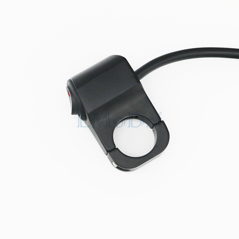 LMoDri Aluminum Alloy Metal Motorcycle Handlebar Switch With Indicator Light Handle Bar Switch 12V Moto Accessories