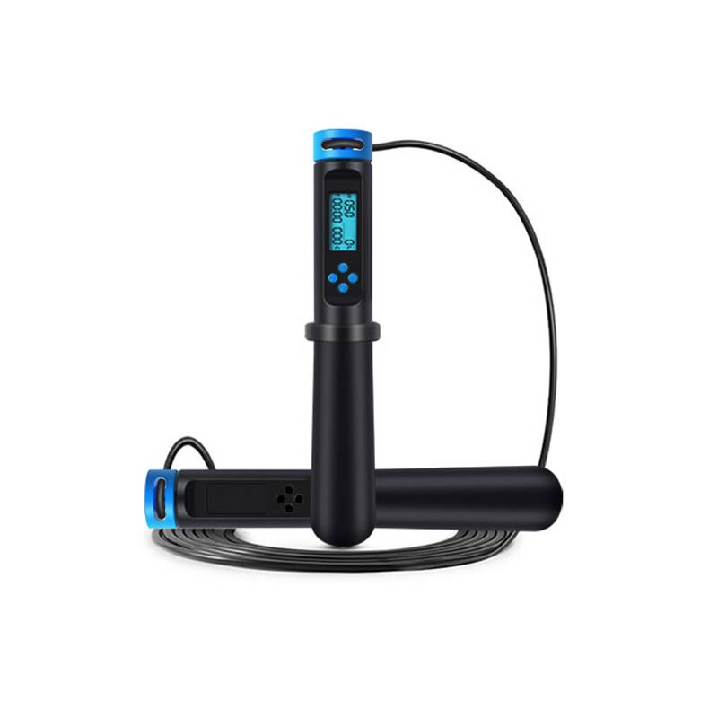 Springtouw fitnessapparatuur fitness gym springtouw training springtouw verstelbare sport gewichtsverlies oefening fitness: Blauw