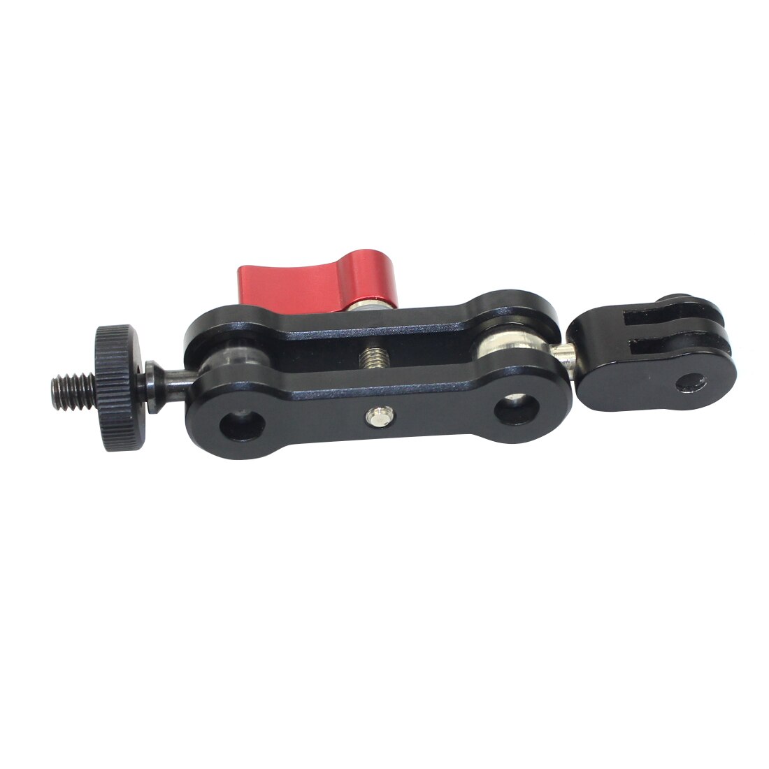 Magic Arm Statief Mount 1/4 Adapter Dual Head Pivot Activiteit Connector 360 Rotatie Aluminium Voor Gopro Hero 9 8 7 actie Camera: Type A