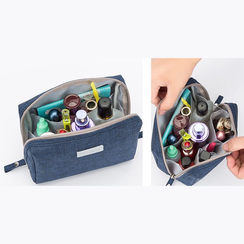 Décontracté voyage femmes sac cosmétique fermeture éclair maquillage fonction étui de maquillage organisateur pochette de rangement toilette beauté lavage Kit sacs de bain