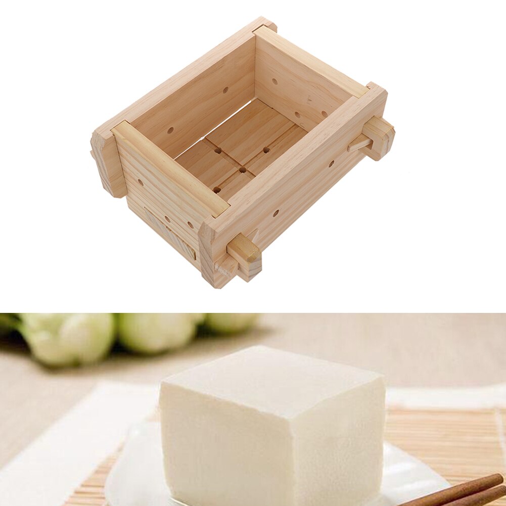 Handmade Wooden Tofu Mold Restaurant Removable Wooden Kitchen Small Home Tofu Maker Accessories Tools DIY Tofu Mold Cooking