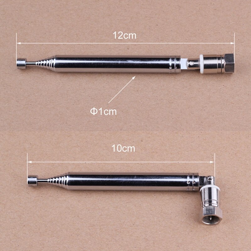arivl A pair 9 section F Head Telescopic Antenna for SONY YAMAHA Denon Onkyo DAB FM Radio