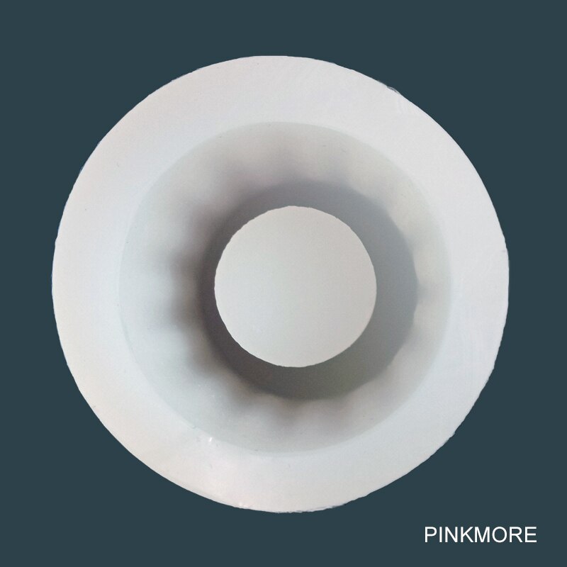 Concrete Candlestick Silicone Molds Candle hole molds Cylindrical Cement scented Candle Holder Silicon Mold