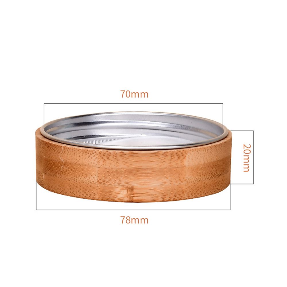 70mm/86mm Reusable Bamboo Wood Lids Mason Jar Lid with Straw Hole Silicone Seal Ring Wide Mouth Cup Covers Caps Decor Crafts