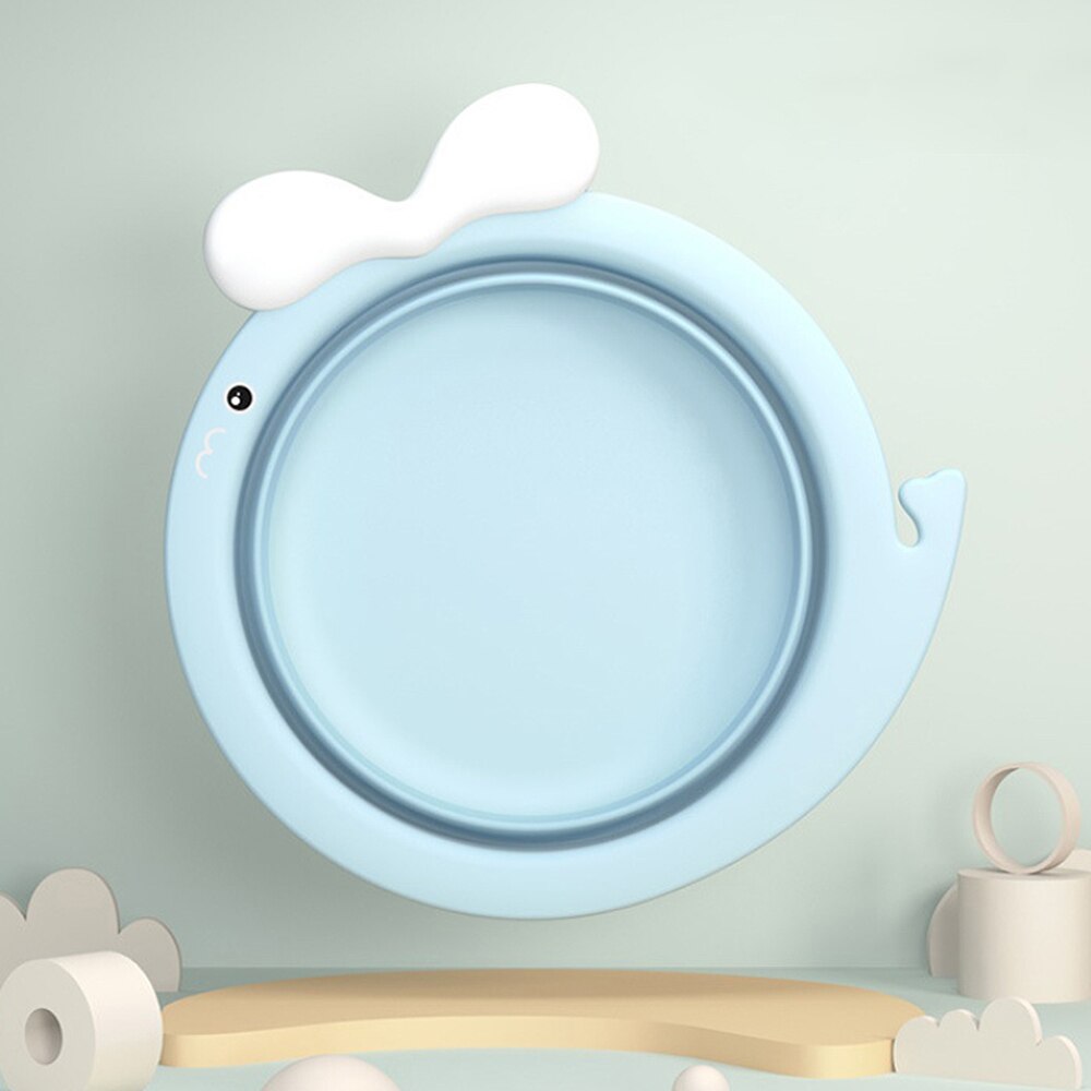 Faltbare Baby Badewanne Reise Tragbare Baby Becken Umweltfreundliche Sichere freundlicher Neugeborenen Verdicken faltbare Waschen Gesicht Fuß Arsch Becken