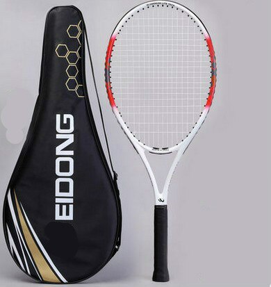 Volwassen tennisracket, enkele opname beginners, hoge school tennisracket carbon mannen en vrouwen algemene opleiding tennisracket: HY01