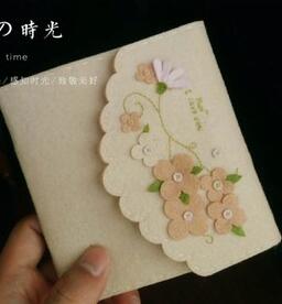 Carnation series Fabric Felt kit Non-woven cloth Craft DIY Sewing set Felt Handwork Material DIY needlework supplies: Small bag