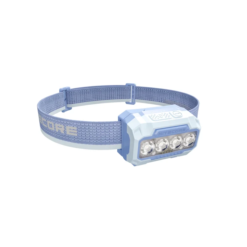 Nitecore  ha23 uhe campinghodelykt 600 lumen 3 fargetemperaturer inkludert 3* aaa-batterier lett vanntett hodelykt: Grønn