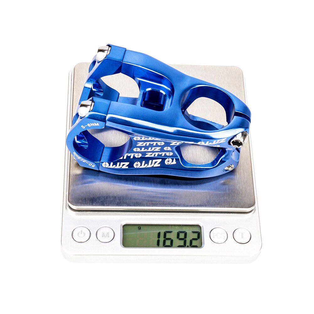 ZTTO MTB Bike Stem 50mm 31.8mm High-Strength CNC 0 Degree Rise Stems Ultralight Stem for XC AM FR Enduro Mountain Bike Bicycle