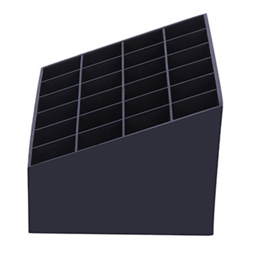 24 Grid Lipstick Houder Plastic Cosmetische Organisator Lipsticks Display Rack Draagbare Make Storage Box