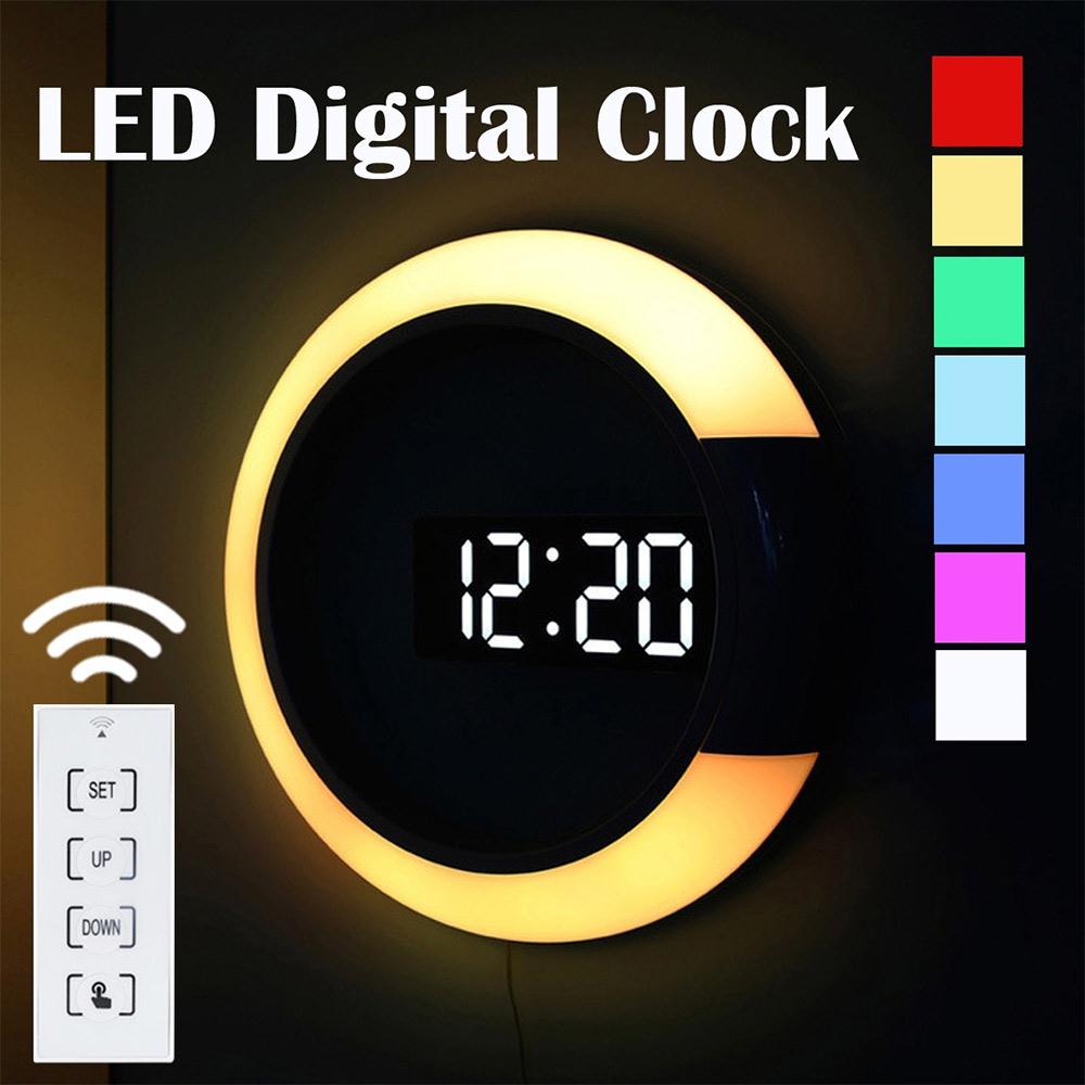 Practical Temperature Alarm Clock Accessories Tools Gadget Home Durable LCD Display Date Room Device