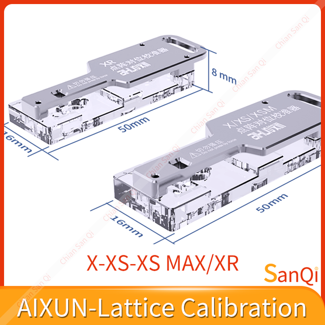 JCID JC AIXUN Dot Projector Precision Alignment Clibrator for iPhone X-XS max 11/11pro/11promax FaceID Flex Cable Alignment Tool: X-XS-Max-XR
