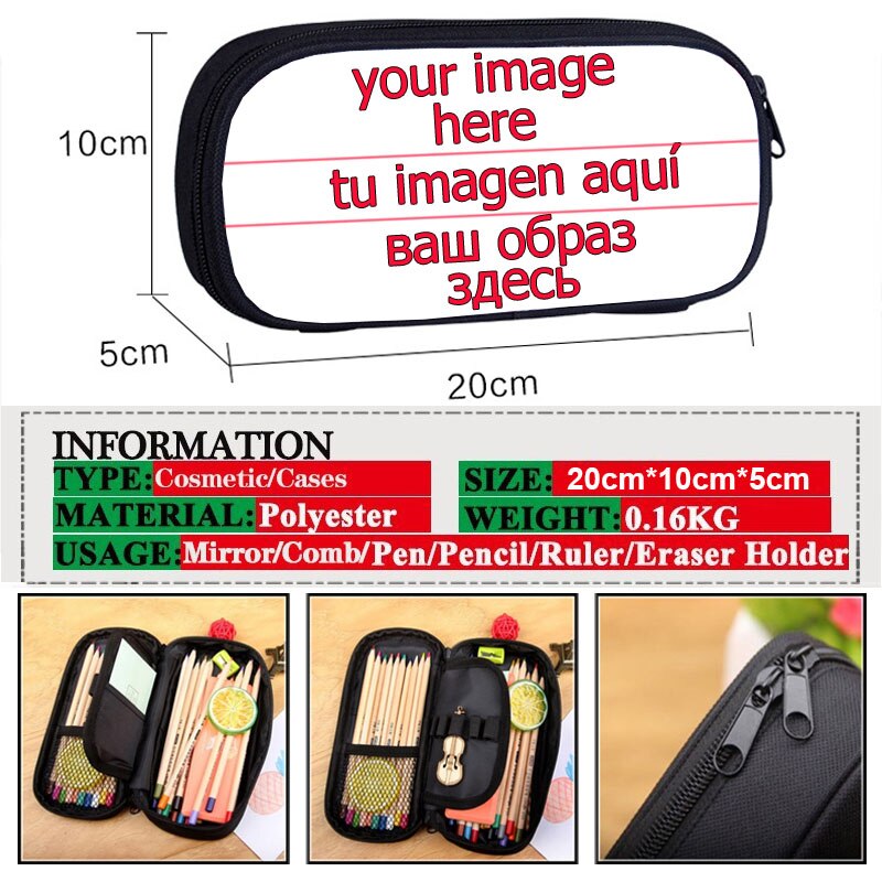 Nuit oiseau hibou imprimer étuis à cosmétiques porte-crayons femmes sac de maquillage filles papeterie sac école étui boîte à crayons fournitures scolaires