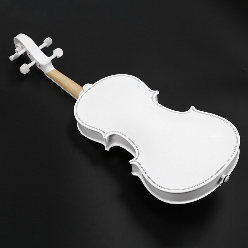 Studerende violin 4/4 fuld størrelse violin violin sæt barn begynder hvid violin
