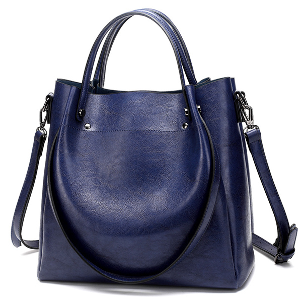 HJPHOEBAG femmes sac de créateur de en cuir pu grande taille dames sac de messager de grande capacité sac à bandoulière YC023: blue