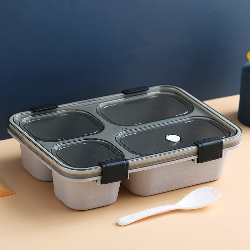 1 Pc Portable Lunch Box Bento Boxes Microwave Dinnerware For Kids Adults Food Food Storage Container Foodbox Kitchen Cocina