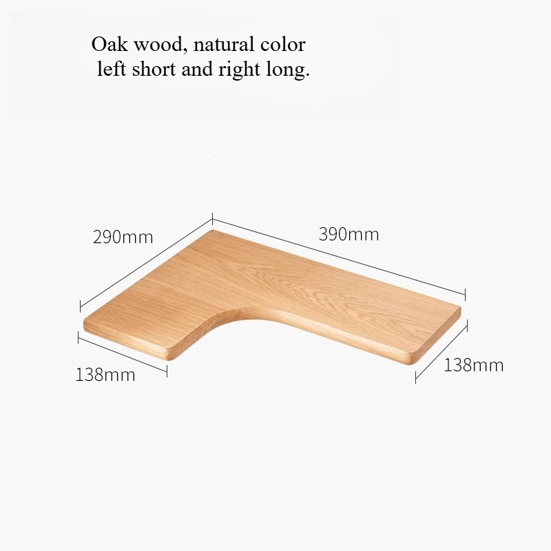 Corner Shelf Wall Mounted Solid Wood Oak Corner Shelves, Floating Shelf for Living Room, Bathroom, Kitchen Corner Organizer Rack: black