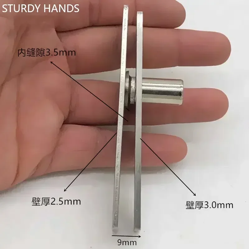 Stainless Steel Rotating Hinge 360 Degree Rotation Axis Up and Down Location Shaft Hidden Pivot Door Hareware Accessories