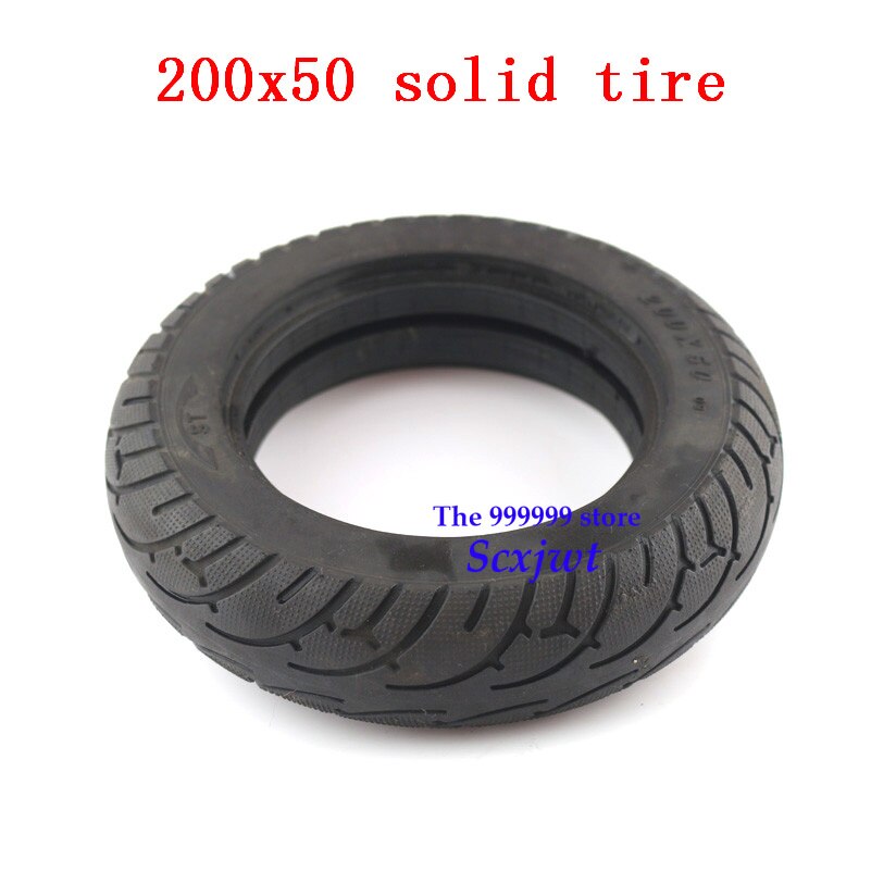 Good Tires 200x50 Solid Tire with Grooves for 8'' Electric Scooters 200*50 Solid Tyre motor