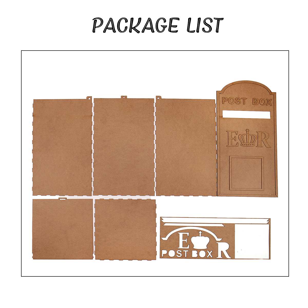 königlich Post Gestylt Hochzeit Post Kasten Holz DIY Postfach Hochzeit Karte Kasten Geschnitzt Party Hochzeiten Dekoration Zubehör + schlüssel