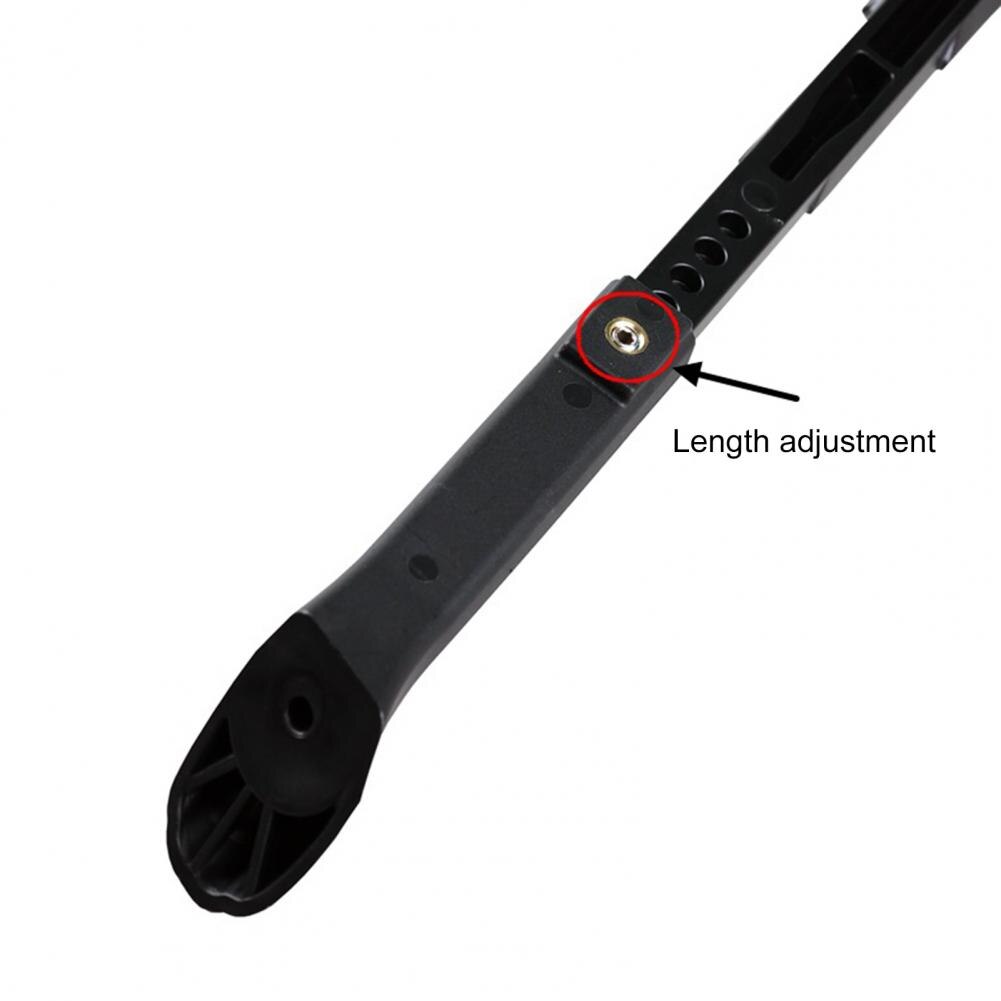 Solid Bike Side Stand High Strength Aluminum Alloy Adjustable Length Kick Stand Cycling Supplies