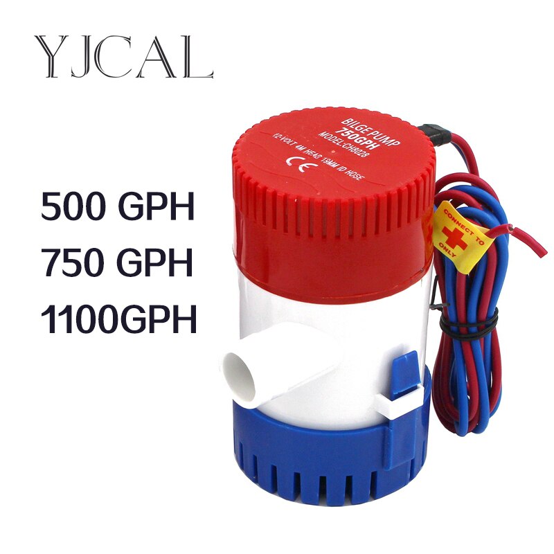 Lensepumpe 12v 1100 gph dc nedsenkbar pumpe marine oljetrommel cruiseskip vannpumpe liten miniatyr batteri elektrisk vannpumpe