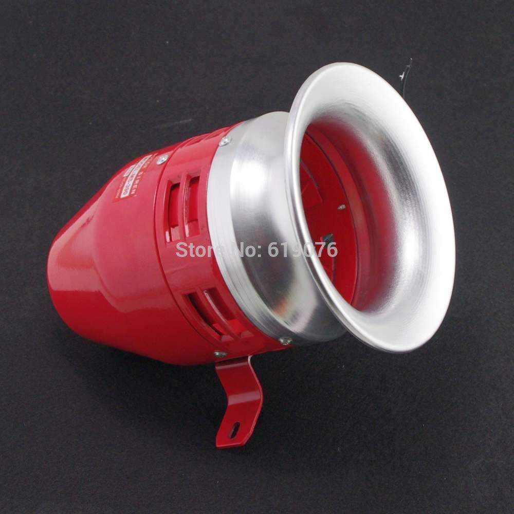 DC 24V Mini Motor Driven Air Raid Siren Horn For Car Truck Alarm MS-390