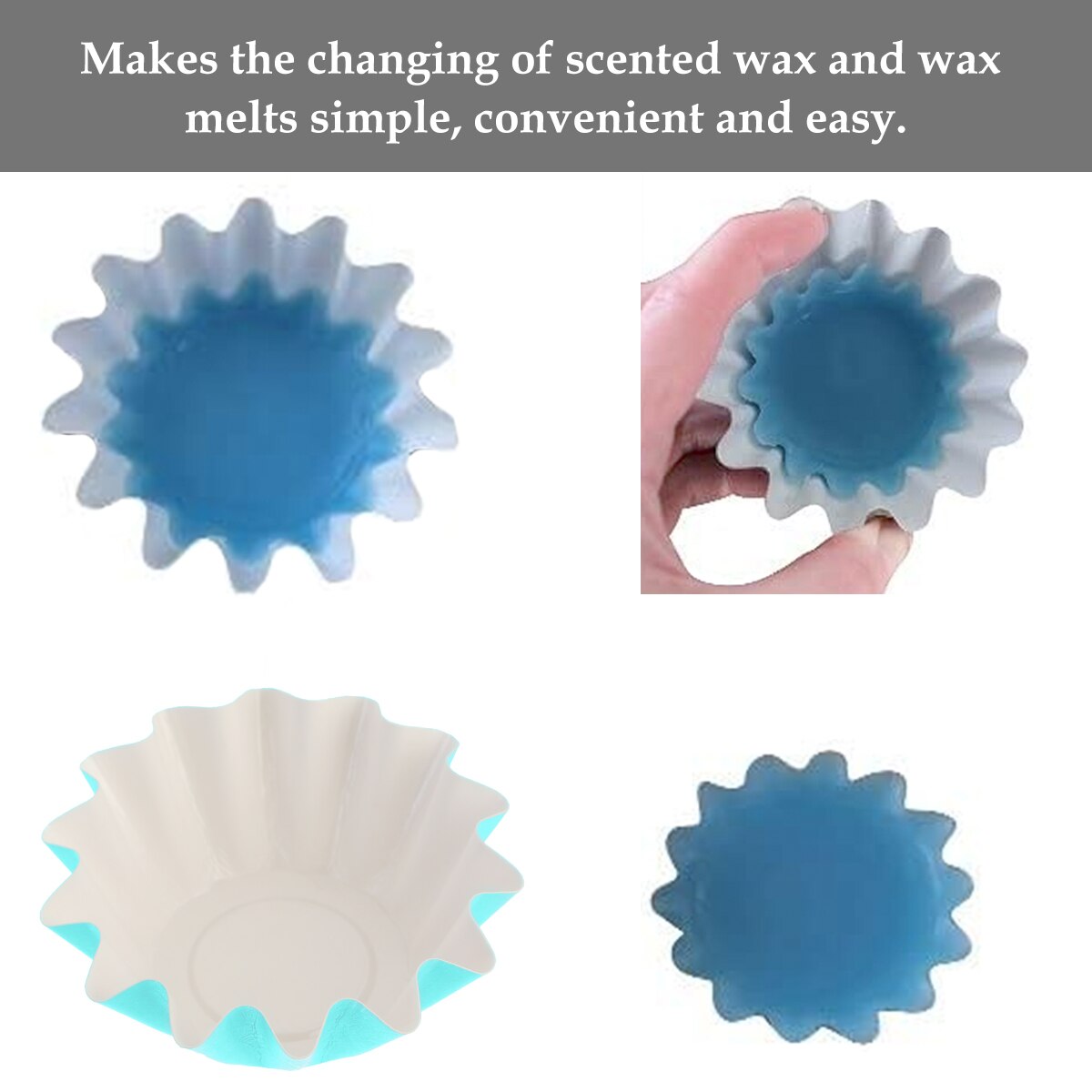 Wax Melt Warmer Liners Reusable Wax Liner Candle Popper Liner Leakproof Wax Tray for Scented Wax Electric Wax Warmers CIQ