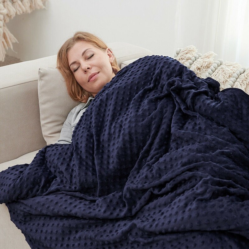 Zware zwaartekracht verzwaarde deken diepe slaap kristal fluwelen quilt winterbeddengoed voor kinderen en volwassenen 150 x 200cm