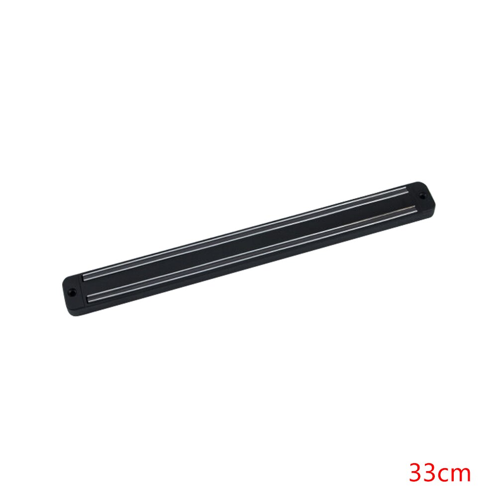 20/33/38/48cm Magnetic Knife Holder Wall Mount Black ABS Placstic Block Magnet Knife Holder For Metal Knife: 33cm