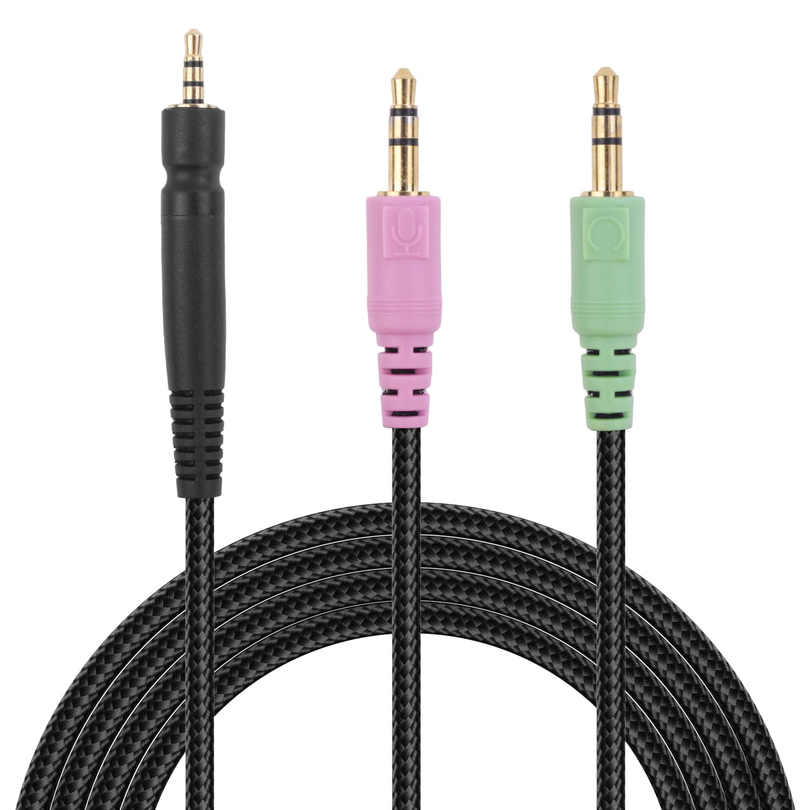 Ersatz gsp600 Kabel Audio--Kabel kompatibel mit Sennheiser Spiel eins, Spiel Null, gsp 500, gsp 600 Spielen-Kopfhörer (schwarz)