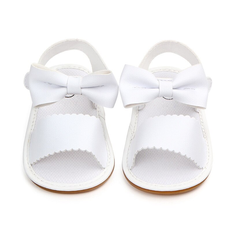 Appena nato Del Bambino Della Ragazza Sandali Scarpe Per Bambini Dell&#39;unità di elaborazione di Modo DELL&#39;ARCO Del Bambino Sandali Della Ragazza Carino Scarpe Per Bambini Sandali Per Le Ragazze wf: WHITE / 7-12 mesi