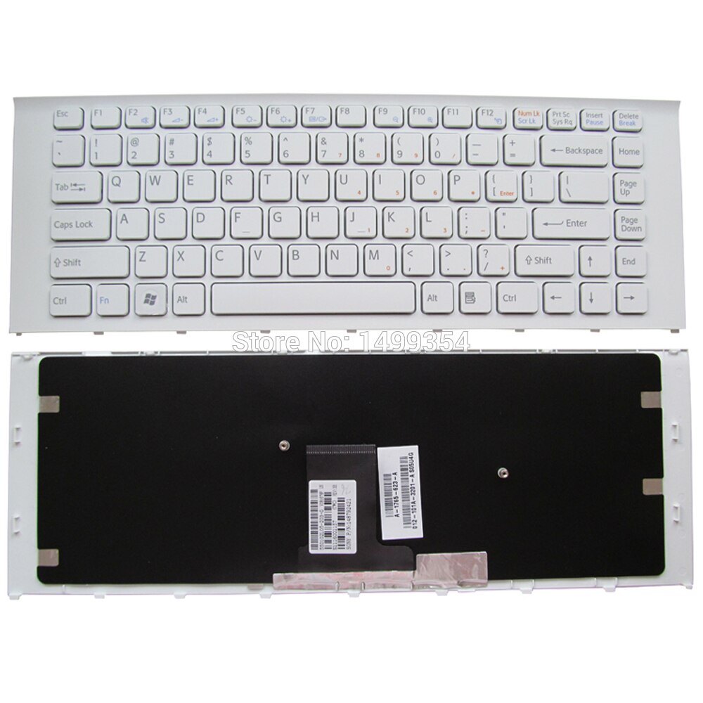 teclado de ordenador portátil de SONY VPC PCG-61212W PCG-61211T EA3 EA4 EA35 EA38 EA Keyboard Replacement