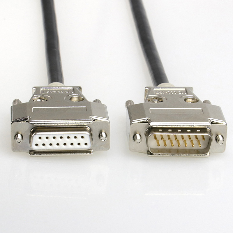 DB15 Cable DB 15 Pin Two Rows Connectors DB15 Data Cable Male to Male Male to Female Female to Female 1.5m 2m 3m 5m 8m 26AWG