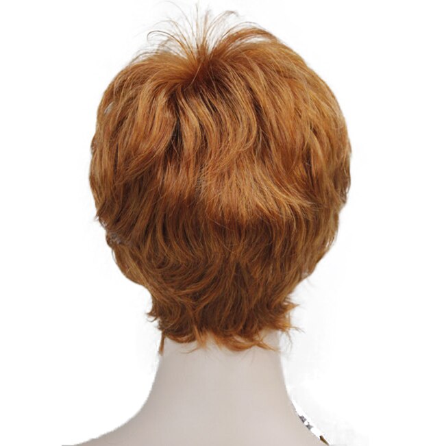 Short Layered and Spikey Copper Red Full Synthetic Wig Womens Wigs COLOUR CHOICES: 130A