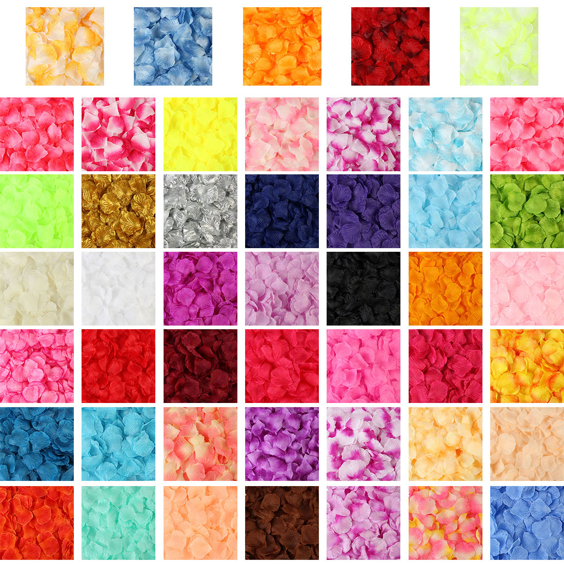 silk rose petals flower petals wedding supplies favor party decorations flowers polyester wedding decorations