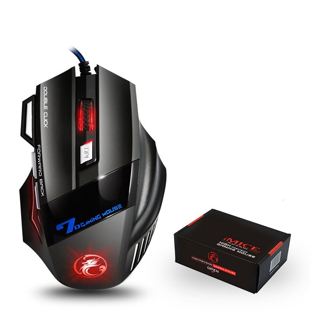 X7 Wired Gaming Mouse Usb Optical Computer Mouse 7 Knoppen Professionele Gamer Mouse Voor Laptops