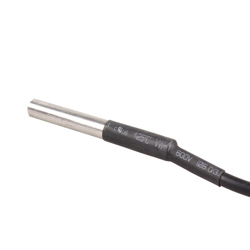 1 st 3m vattentät digital temperatur temp sensor sond  ds18 b 20 för termometer temperatur temp sensor kabel sond