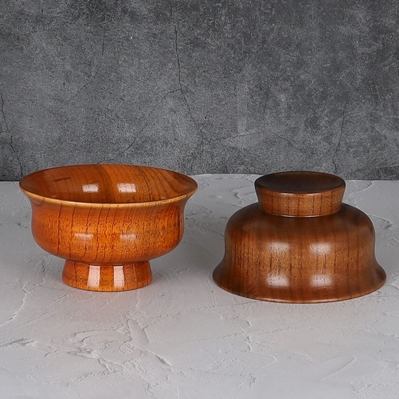 Cuenco de té de leche mongol, vajilla de madera amigable para Jujube, utensilios de cocina, proveedores de hoteles para el hogar